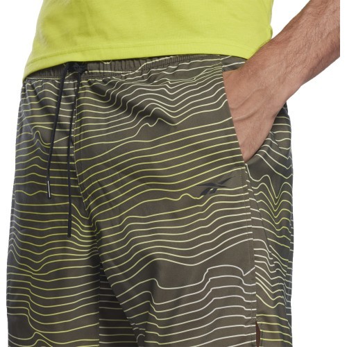 Мужские шорты Reebok TS Speed 2.0 AOP Short Green H46611