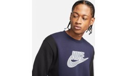 Nike Džemperis Vyrams Nsw Hybrid Flc Crew Blue DJ5075 451