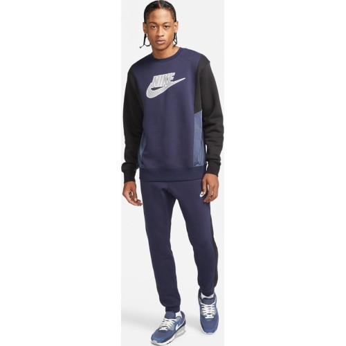 Мужской свитшот Nike NSW Hybrid Flc Crew, синий DJ5075 451