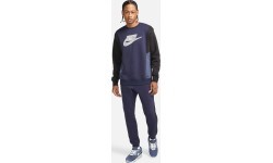 Мужской свитшот Nike NSW Hybrid Flc Crew, синий DJ5075 451