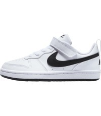 Nike Court Borough Low Kids' Shoes Black White DV5457 104