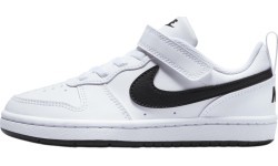 Nike Court Borough Low Kids' Shoes Black White DV5457 104