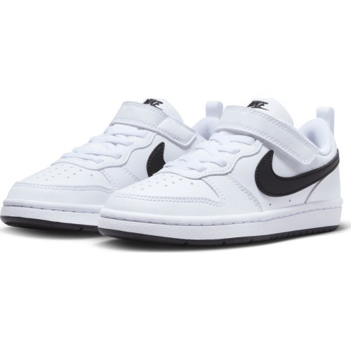 Nike Court Borough Low детская обувь Black White DV5457 104