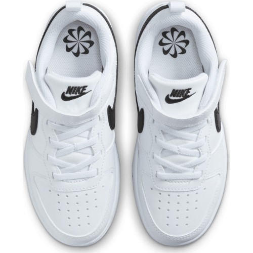 Nike Court Borough Low Kids' Shoes Black White DV5457 104