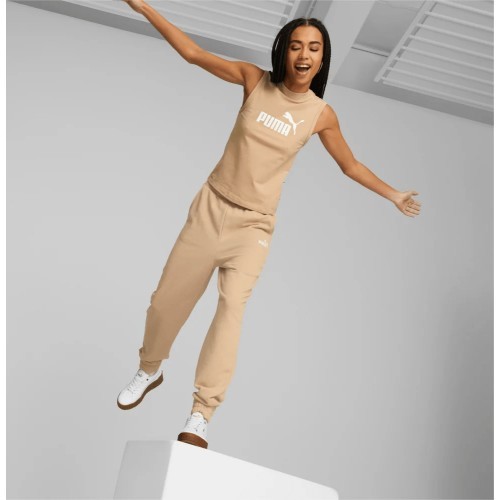 Женские спортивные брюки Puma Ess+ Embroidery Cream 847093 89