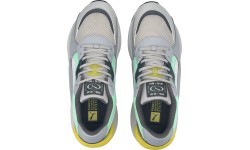 Кроссовки Puma RS 9.8 Fresh, серо-зелёно-жёлтые, 371571 03