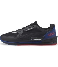 Puma BMW MMS Low Racer Men's Sneakers Black Blue 307106 01