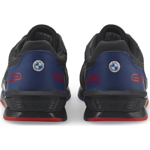 Puma BMW MMS Low Racer Men's Sneakers Black Blue 307106 01