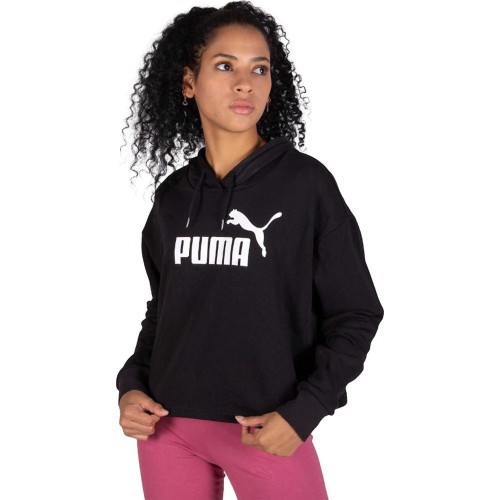 Женский свитшот Puma Ess Cropped Logo Black 586870 01