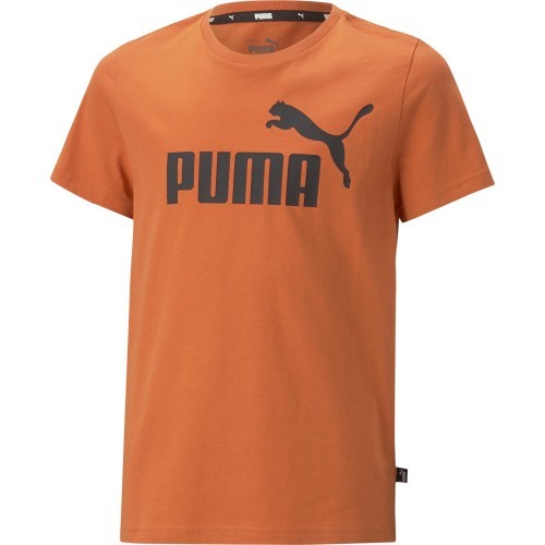 Puma Marškinėliai Paaugliams Ess Logo Tee Orange 586960 94