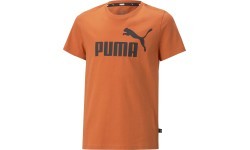 Puma Marškinėliai Paaugliams Ess Logo Tee Orange 586960 94