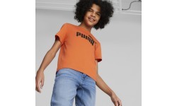 Puma Marškinėliai Paaugliams Ess Logo Tee Orange 586960 94