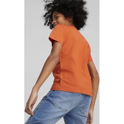 Puma Marškinėliai Paaugliams Ess Logo Tee Orange 586960 94