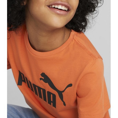 Puma T-shirt for Teens Ess Logo Tee Orange 586960 94