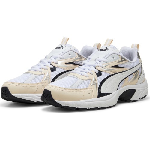 Puma Unisex Sneakers Milenio Tech Black White Peach 392322 07
