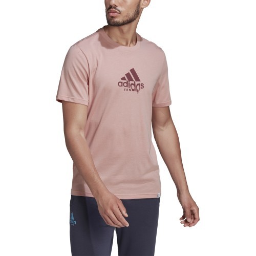 Adidas Ten Game G Tee Men's T-Shirt Pink HA0963