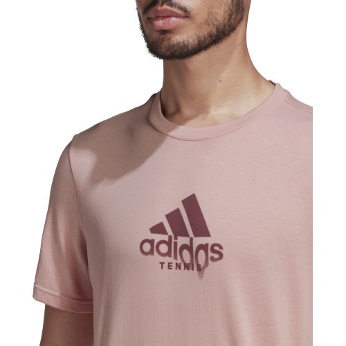Adidas Ten Game G Tee Men's T-Shirt Pink HA0963