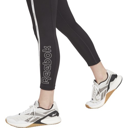 Легинсы женские Reebok Piping Pack Poly Ti чёрные GS9349
