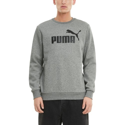 Puma Ess Big Logo Crew Men's Sweatshirt Grey 586678 03