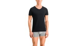 Puma Marškinėliai Vyrams Basic 2p V-N Black