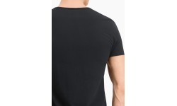 Puma Basic 2-Pack V-Neck Men's T-Shirts Black