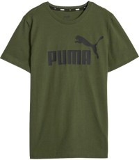 Puma Marškinėliai Paaugliams Ess Logo Tee Khaki 586960 31