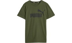 Puma Marškinėliai Paaugliams Ess Logo Tee Khaki 586960 31
