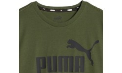 Puma Ess Logo Tee Juniors T-Shirt Khaki 586960 31