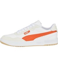 Puma Court Ultra Lite Men's Shoes White Orange 389371 03