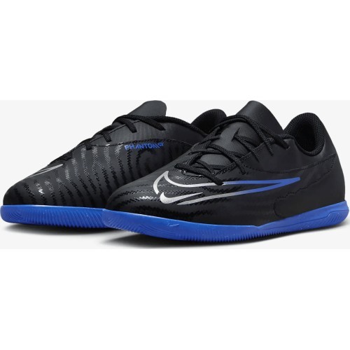 Футбольные бутсы детские Nike Jr Phantom GX Club IC GS черно-синие DD9566 040