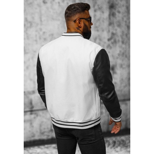 J.Style Odinė Striukė Vyrams Black White 11Z8068