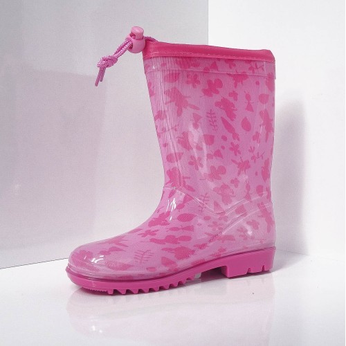 Setino Rubber Rain Boots for Girls Bing Pink 860-810-1