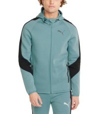 Мужская толстовка Puma Evostripe Full-Zip, мятная, 847401 50