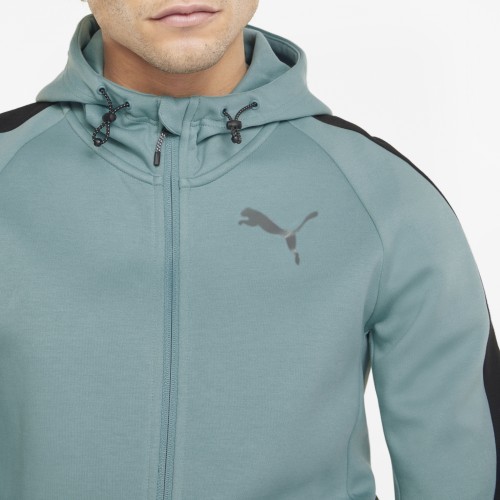 Puma Evostripe Full-Zip Men's Sweatshirt Mint 847401 50