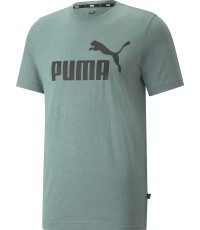 Мужская футболка Puma Ess Heather Tee зеленая 586736 50