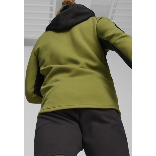 Puma Evostripe Full-Zip Men's Sweatshirt Black Green 678995 33
