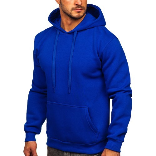 Мужская флисовая толстовка J.Style Blue 68B2009-17