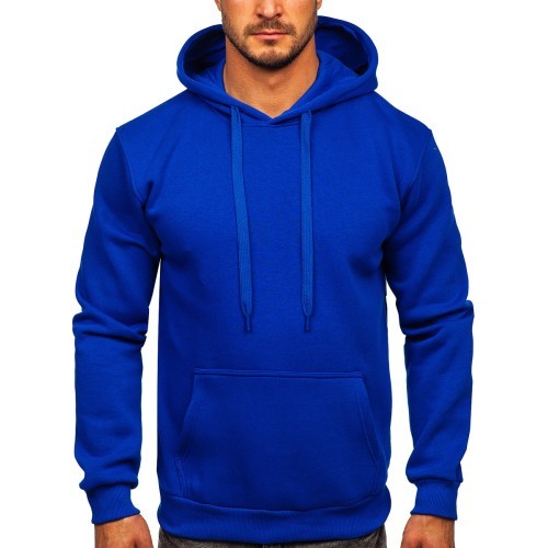 J.Style Men's Fleece Sweatshirt Blue 68B2009-17