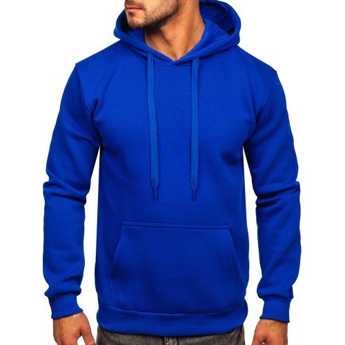 J.Style Men's Fleece Sweatshirt Blue 68B2009-17
