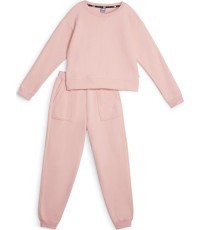 Спортивный костюм подростковый Puma Loungewear Suit, розовый 670734 63