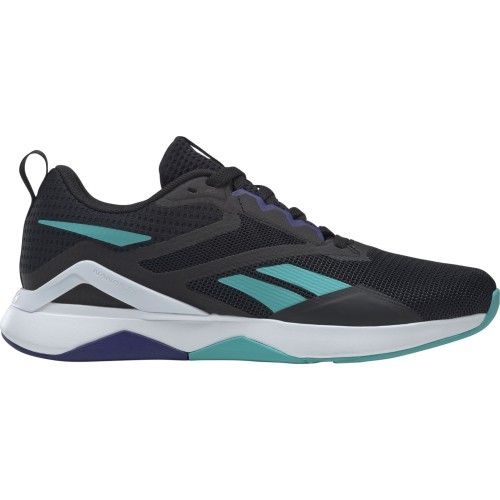 Reebok Men's Shoes Nanoflex TR 2.0 Black Green GY6212