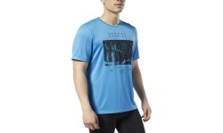 Reebok Marškinėliai Re Run Crew Tee Blue EC2546