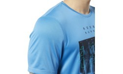 Reebok Marškinėliai Re Run Crew Tee Blue EC2546