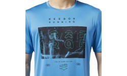 Reebok Marškinėliai Re Run Crew Tee Blue EC2546
