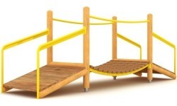 Hanging Wooden Bridge Model GT-0025/1
