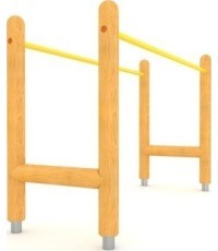 Wooden Gymnastics Parallel Bars Model GT-0031