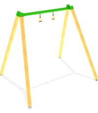 Gymnastics Pull Up Bar With Rings GT-0032