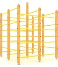 Wooden Climbing Walls Set Model GT-0038