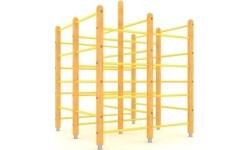 Wooden Climbing Walls Set Model GT-0038