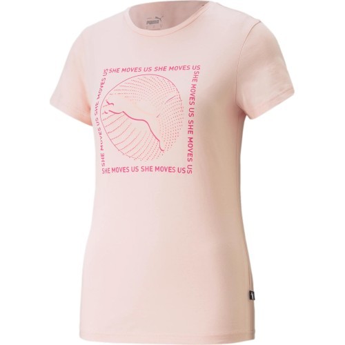 Puma Graphics She Move Women's Blouse Pink 674451 66
